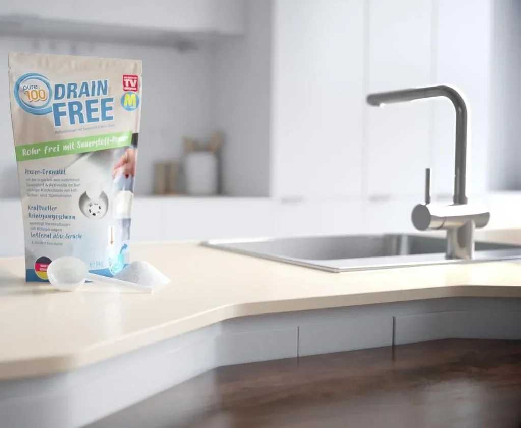 Drain cleaner Pure100 Drainfree 1 kg