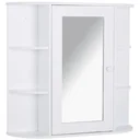 white mirror cabinet