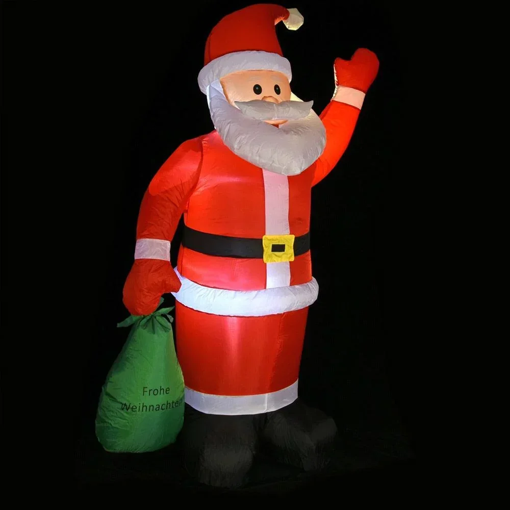 Inflatable Santa Claus with lighting