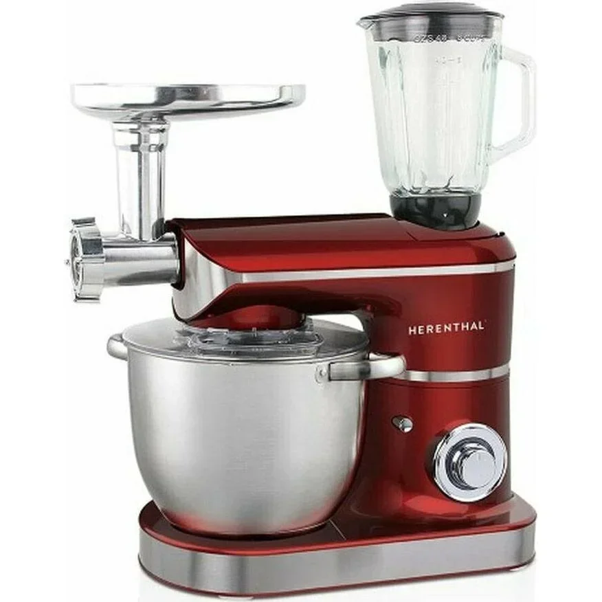 Herenthal Food Processor 2200W - 3 in 1 - Red