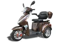 Electric tricycle brown - removable Li-Io battery 20 Ah - 25 km/h - senior mobility