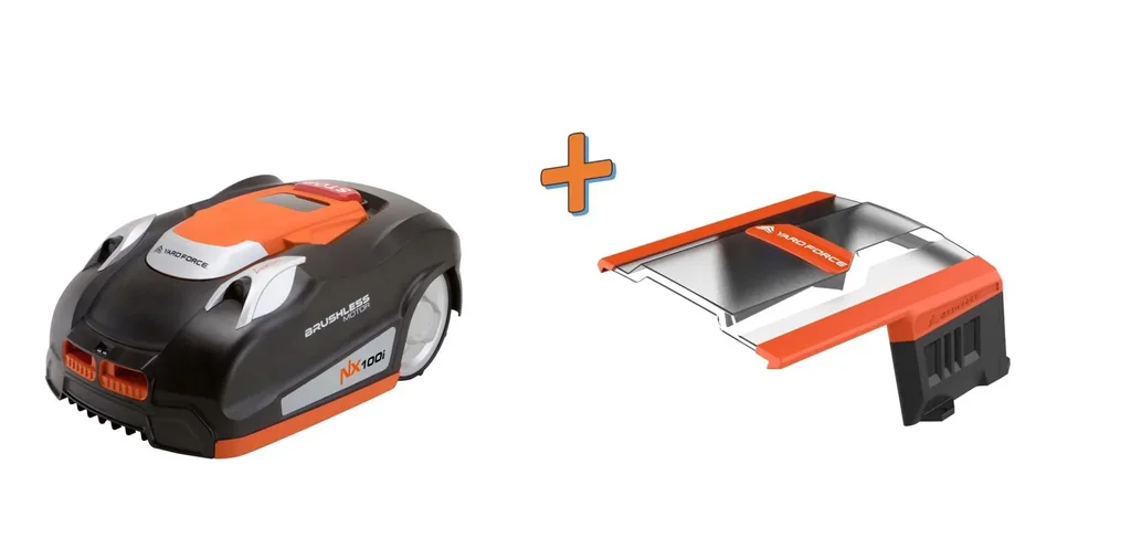 Robotic lawnmower "NX100i" with app control & iRadar ultrasonic sensor & multi-zone programming
