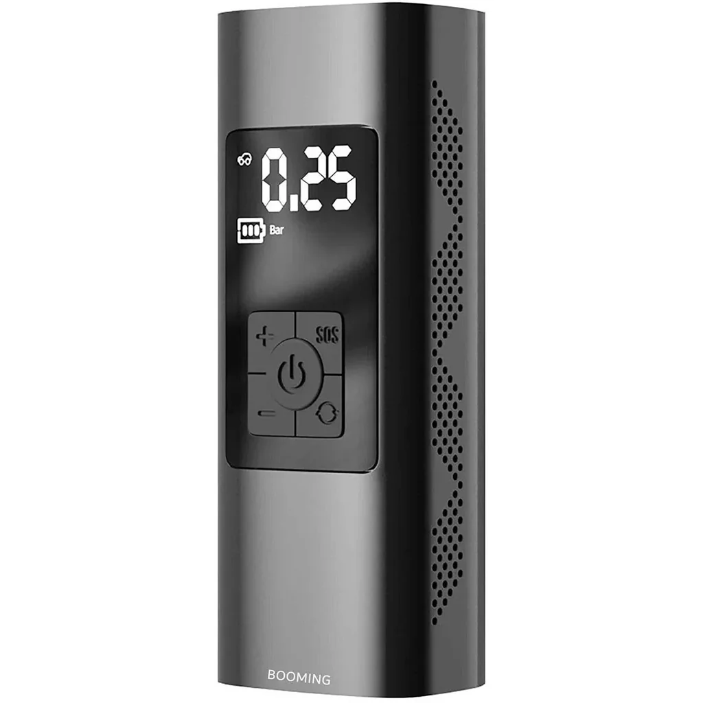 Pure4u CAR2 Portable Compressor - Electric Tire Pump - USB Rechargeable - LED - Power Bank