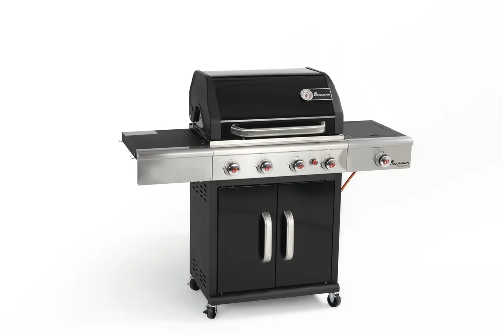 Gas & charcoal grill, Triton 4.1 coaL, 4 adjustable burners