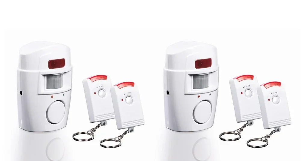 Wireless infrared alarm system 2 for 1 value set