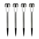 Solar lamp with ground spike, set of 4