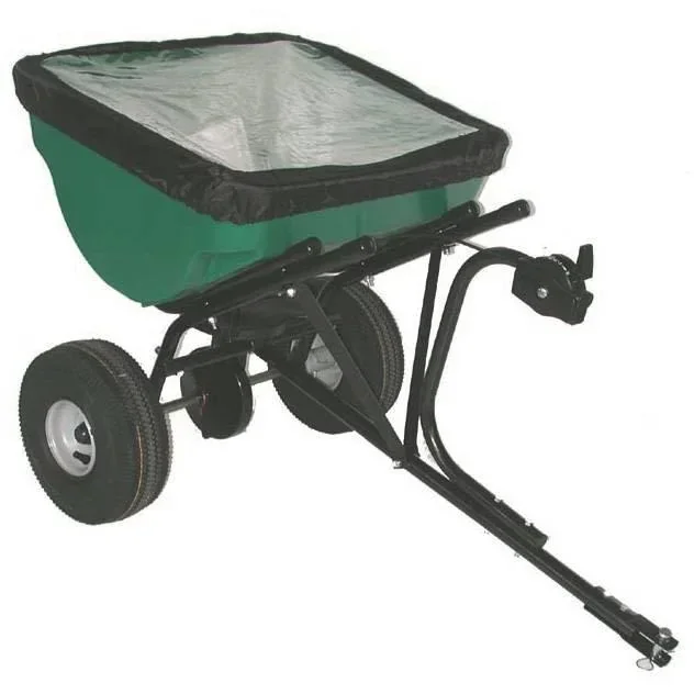 Turfmaster Precision trailed spreader 45 kg. Fertilizer and salt spreader