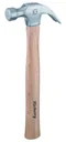 Claw hammer with hickory handle