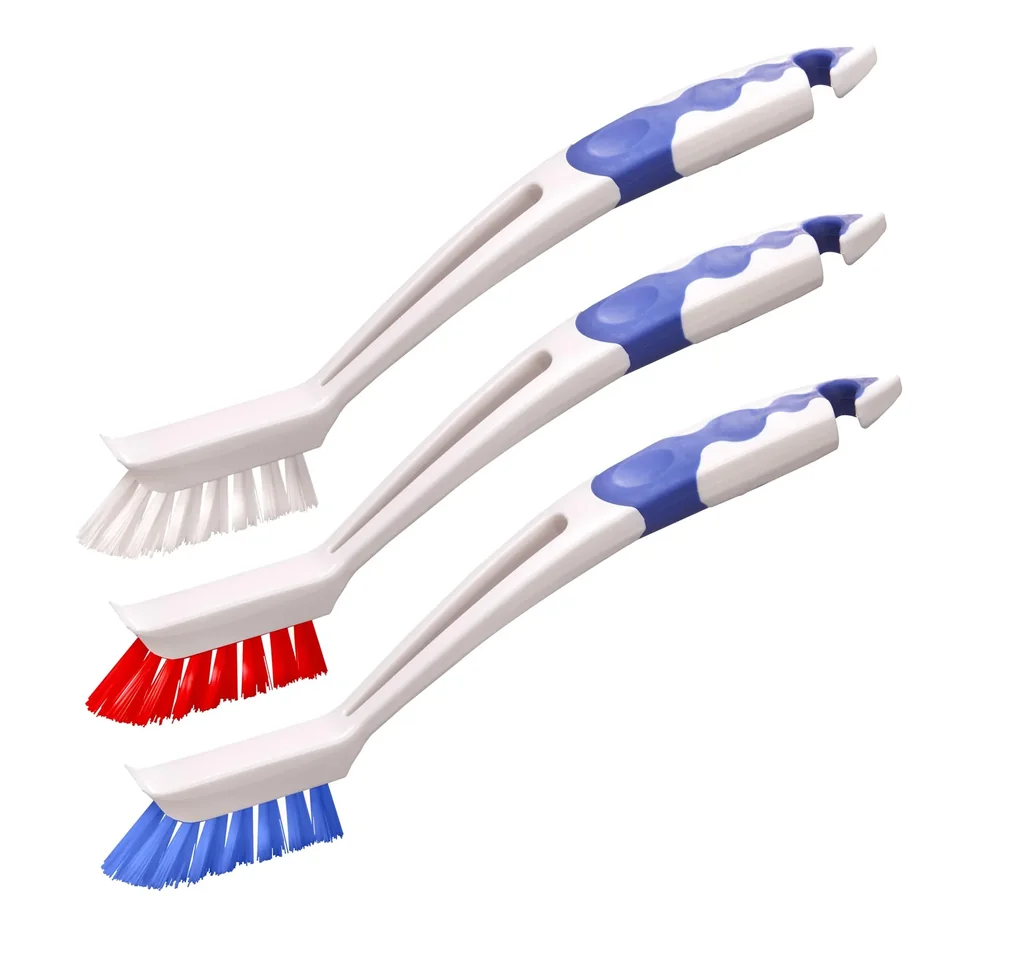 Grout brush with scraper, set of 3