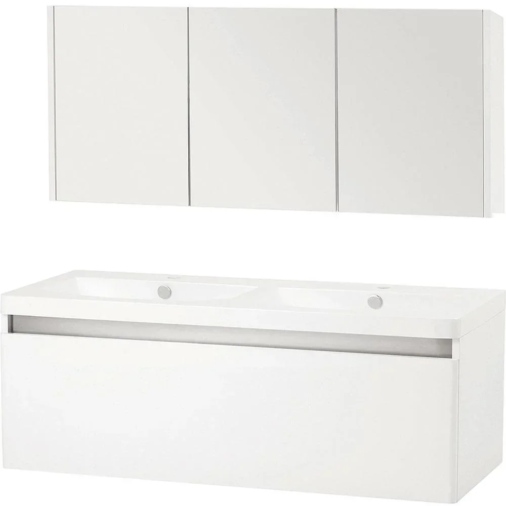Bathroom furniture Stripe 120cm - White