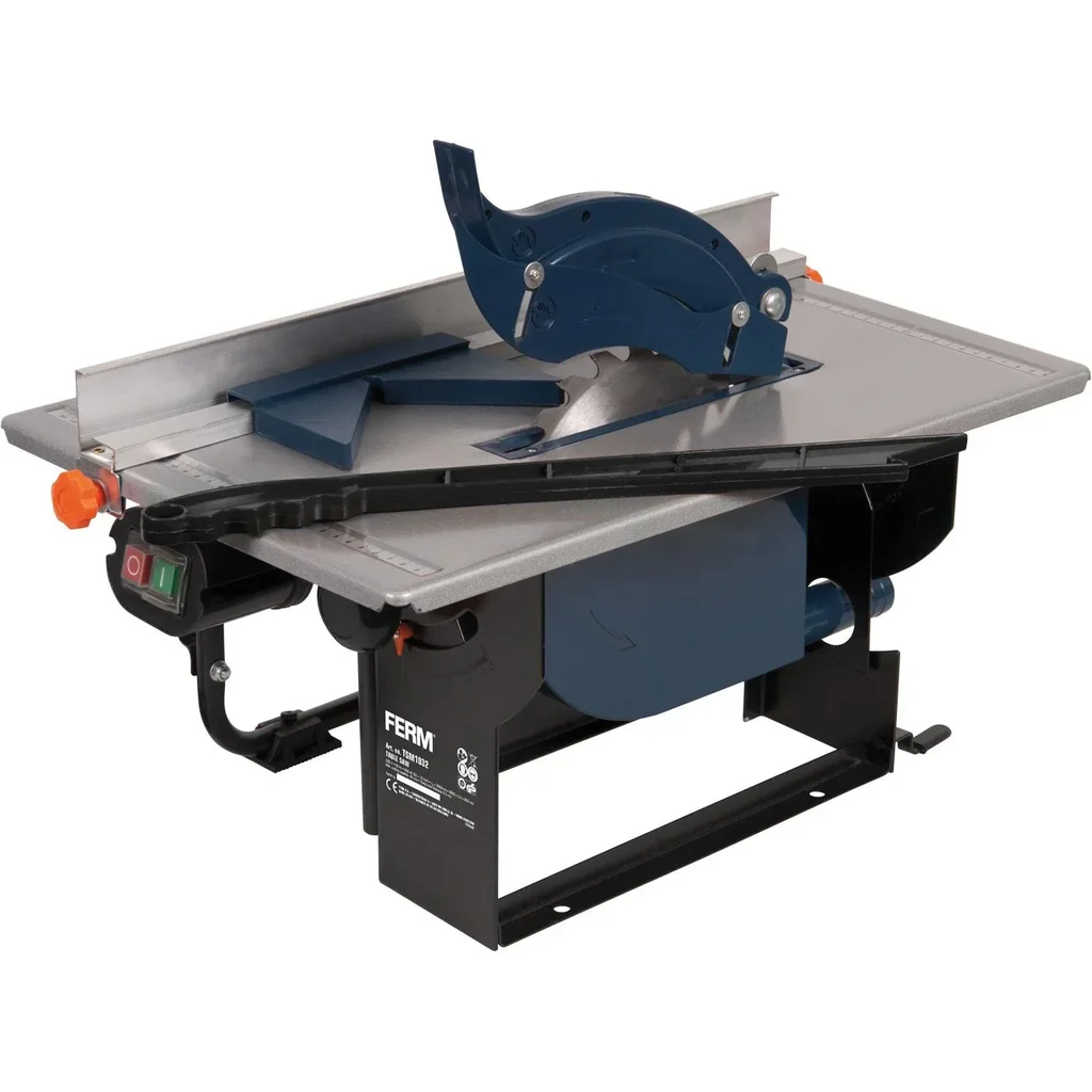 TSM1032 Table Saw 800 Watt - 200mm - Angle Stop and Parallel Guide - Vacuum Adapter - With T24 Saw Blade