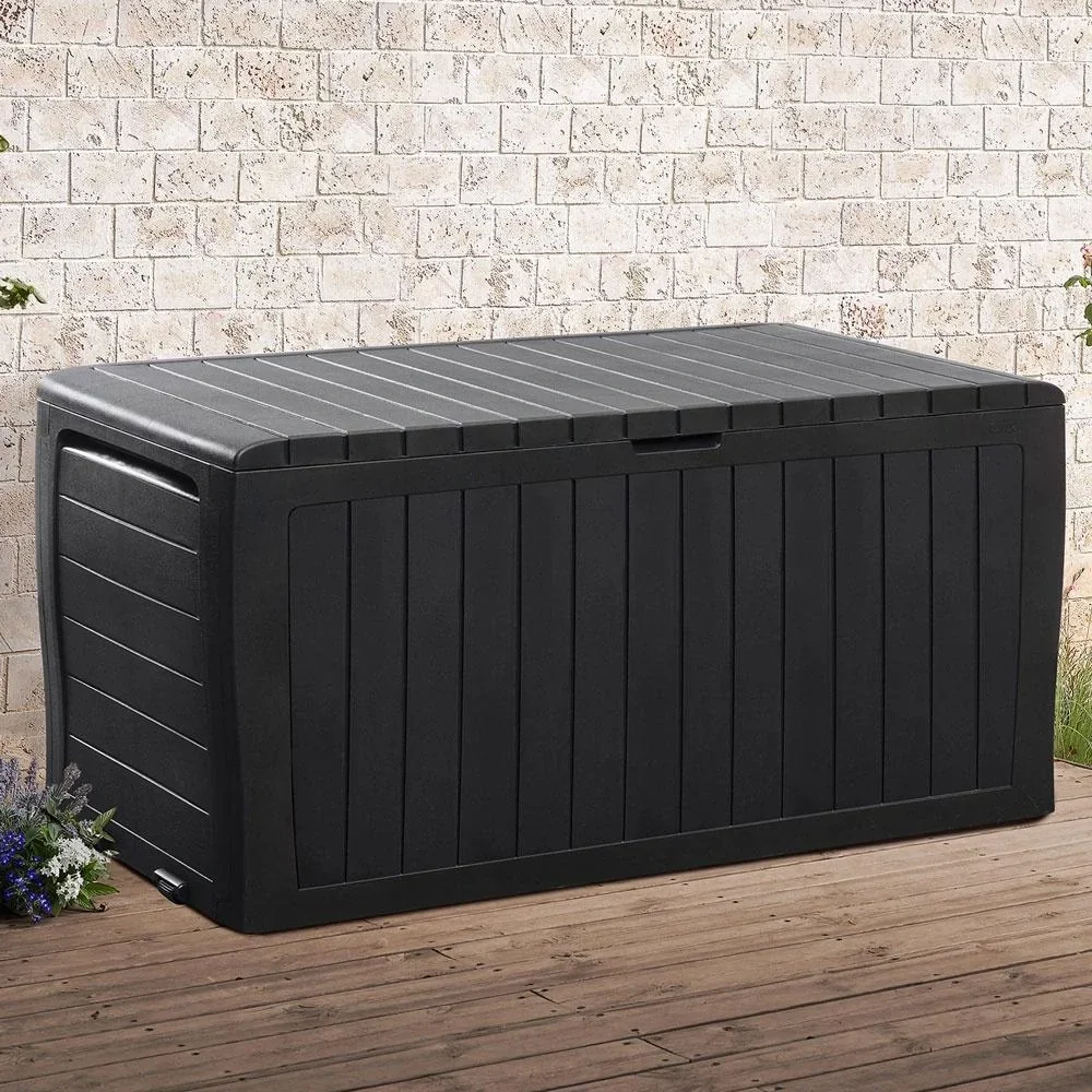 Storage box Marvel Plus anthracite 117x45x57cm with wheels