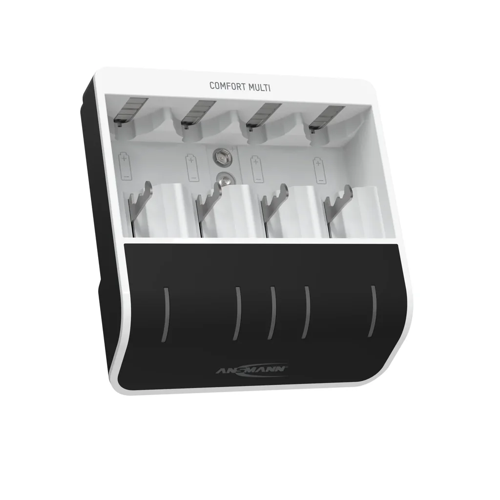Comfort-Multi charger for NiMH batteries - microcontroller-controlled charging with individual slot monitoring