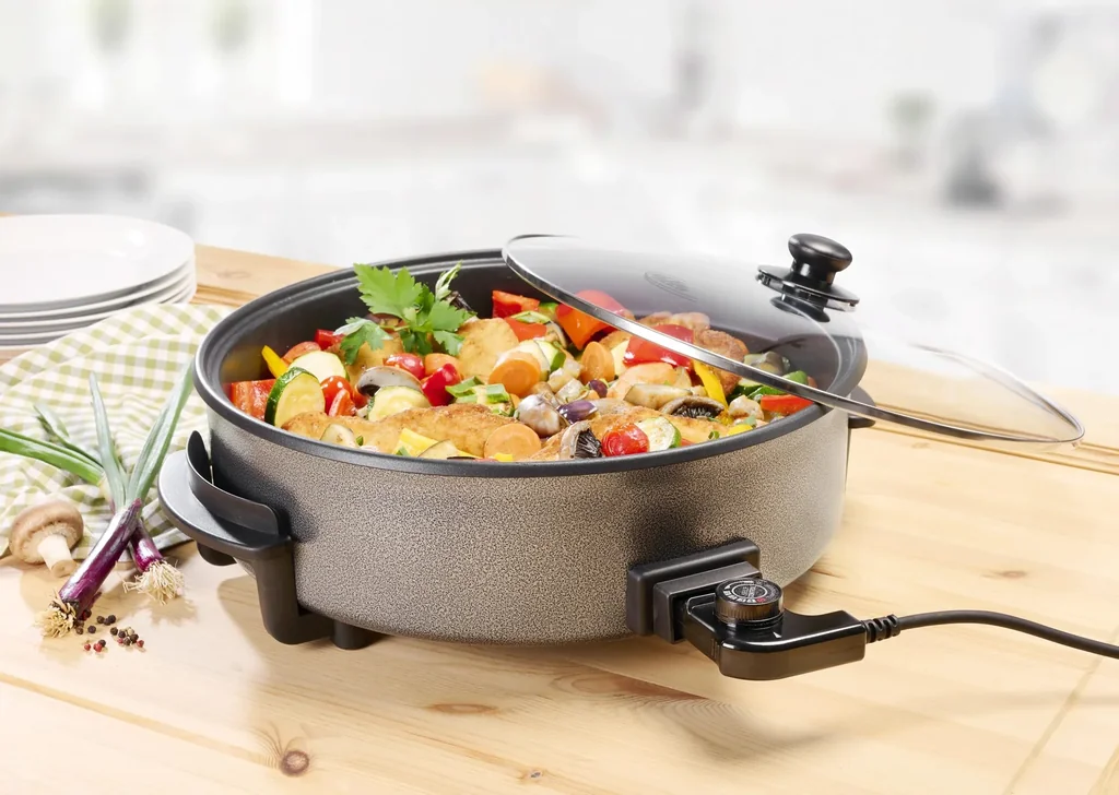 Party and pizza pan XXL 9 liters, 1500 watts