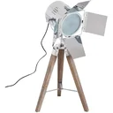 Table lamp silver table lamp tripod retro lamp E14
