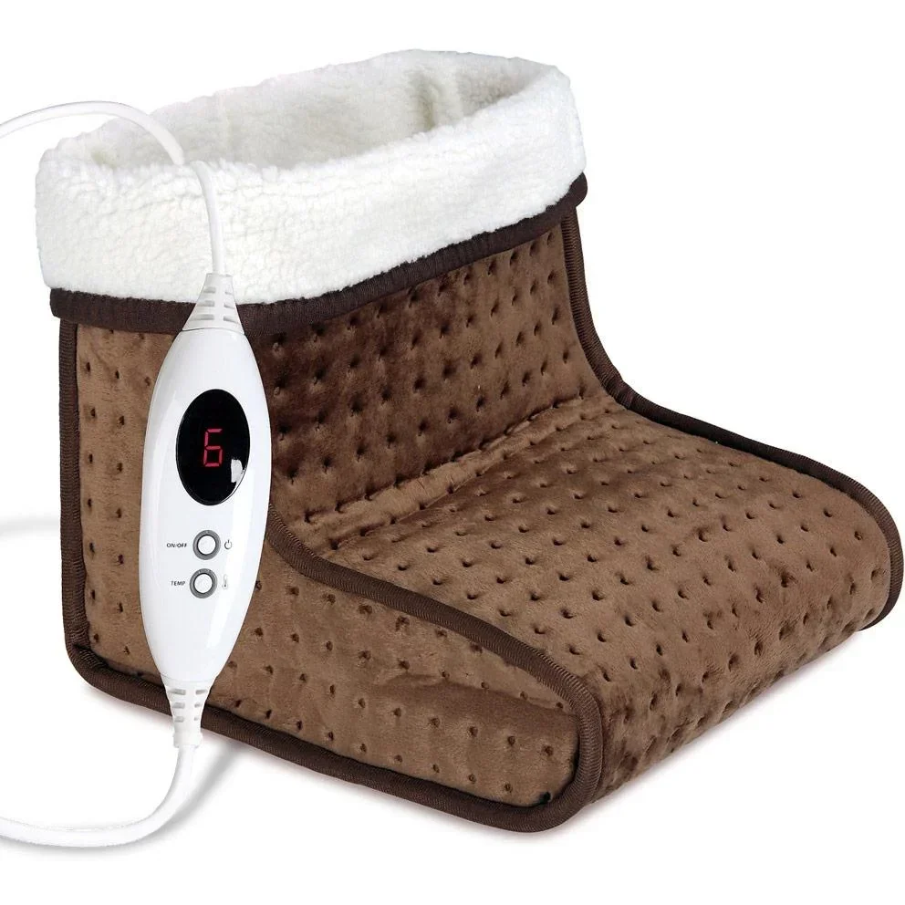 Electric foot warmer, 6 heat settings, washable, 100W