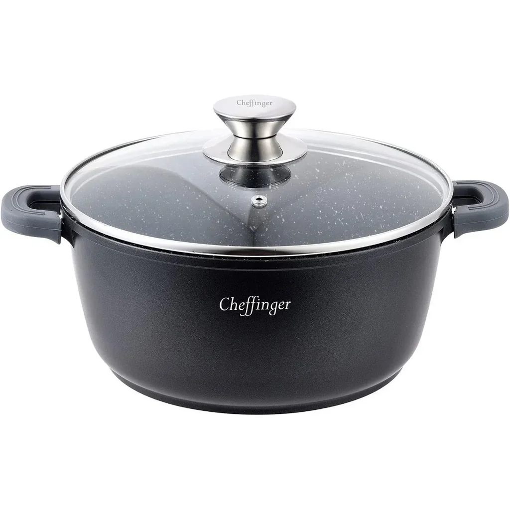 Cheffinger cooking pot / deep pot with lid - 24 cm