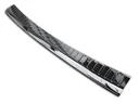 Stainless steel loading sill protection, Mercedes E Class W 212, FL, T-Model, 2013-2016 - high-gloss black.