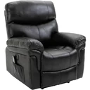 Massage chair with heat and reclining function