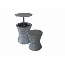 Garden table "Mumbai" with drinks cooler