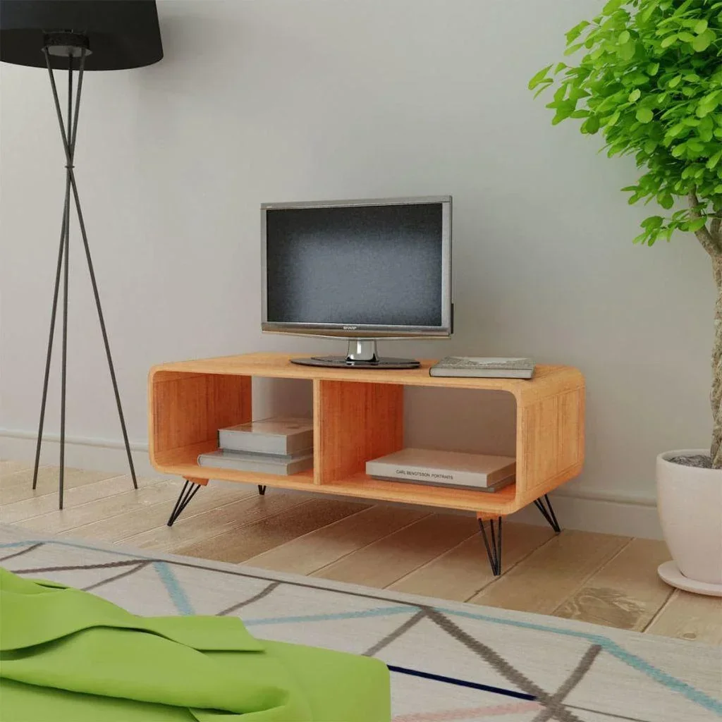 TV cabinet 90x39x38.5 wood brown