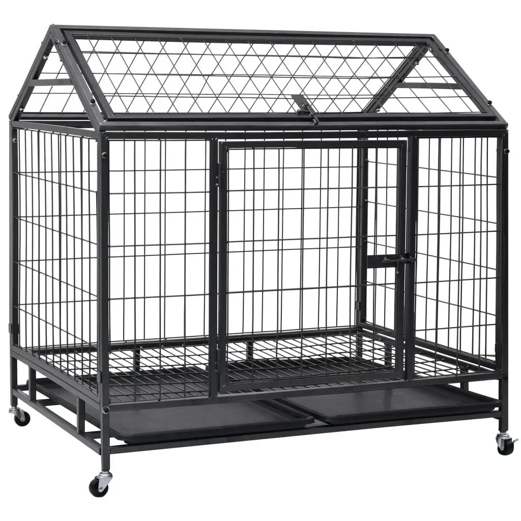 Dog bench with wheels robust 98x