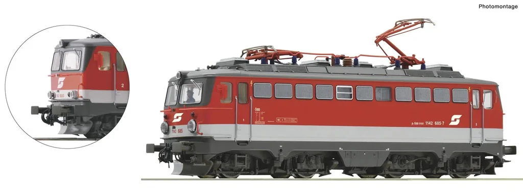 Electric locomotive 1142 685 of the Austrian Federal Railways, H0, DC