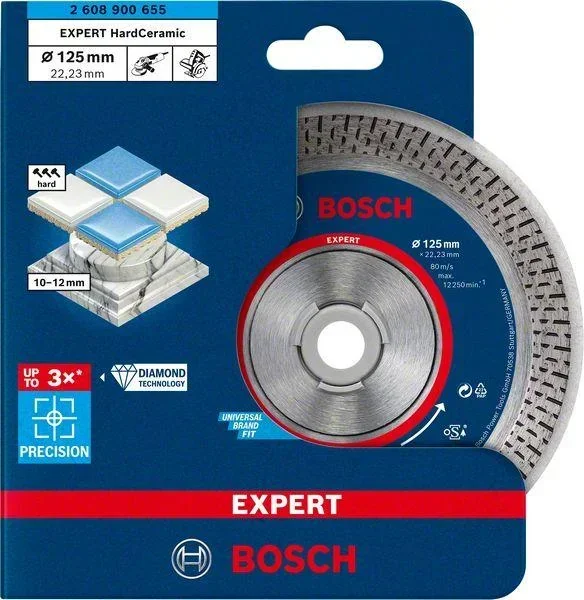 Diamanttrennscheibe HardCeramic 125 x 22.23 x 1.4 x 10 mm EXPERT
