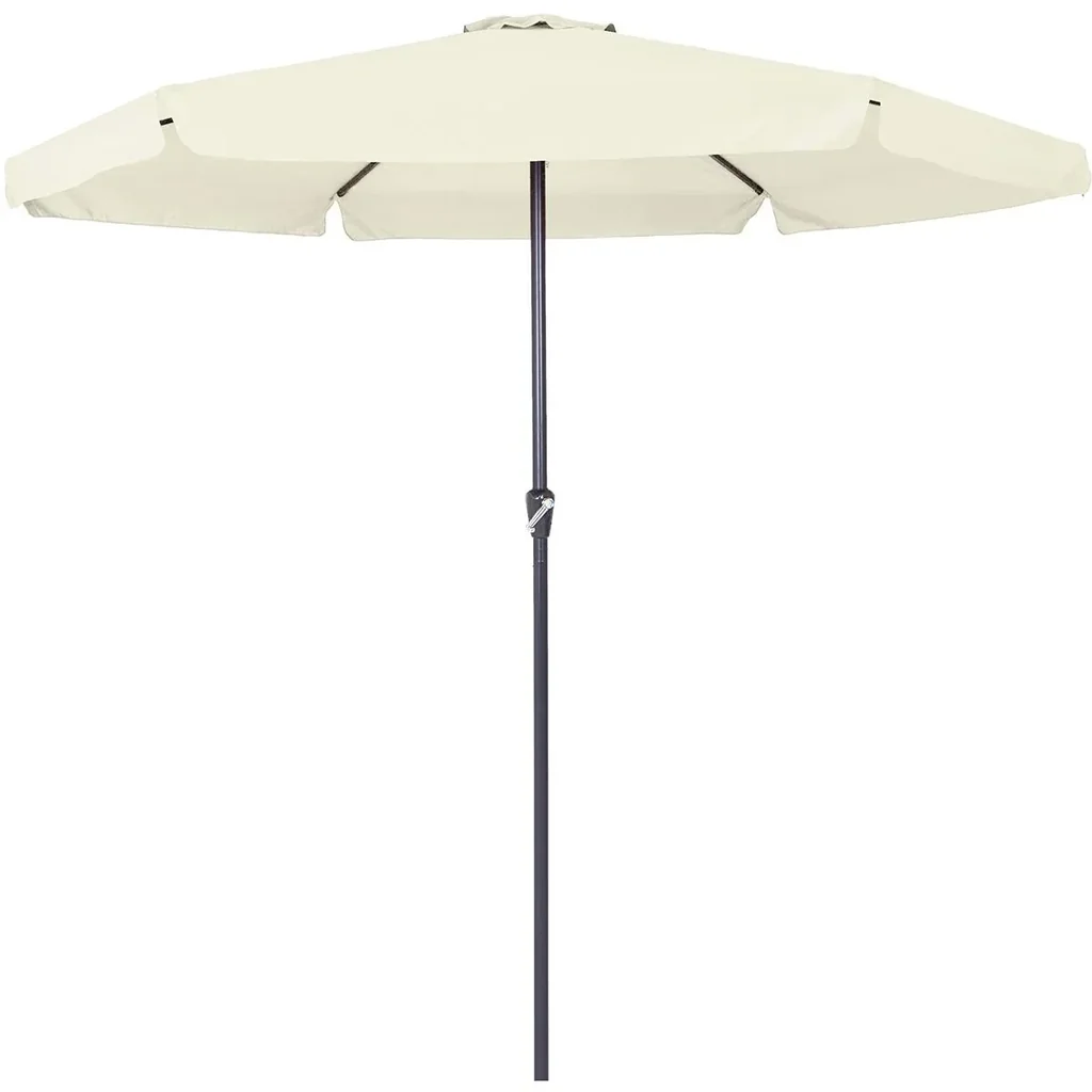 Parasol with rotating mechanism cream Ø 330cm