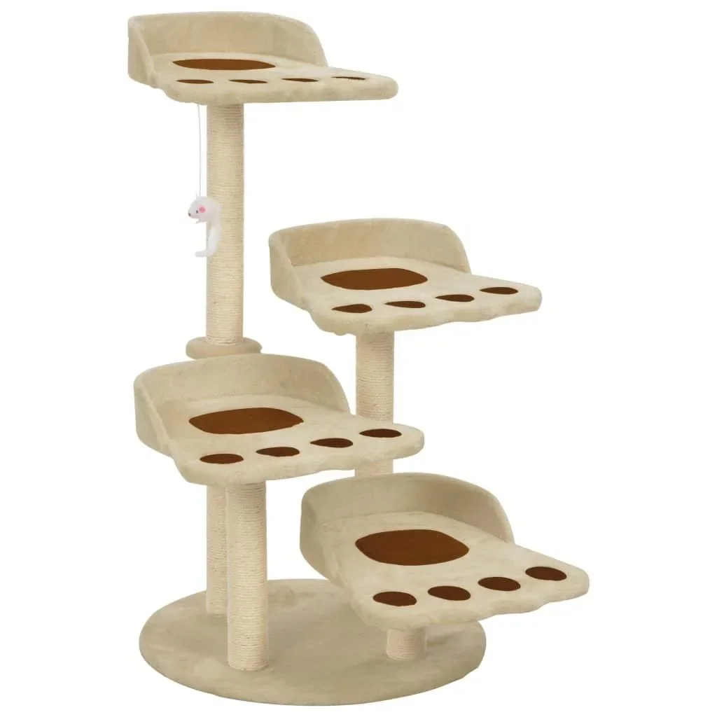 Cat scratching post with sisal scratchers
