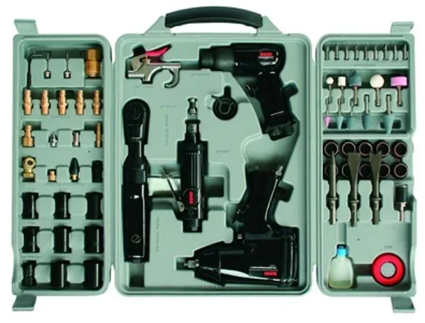Pneumatic tool set
