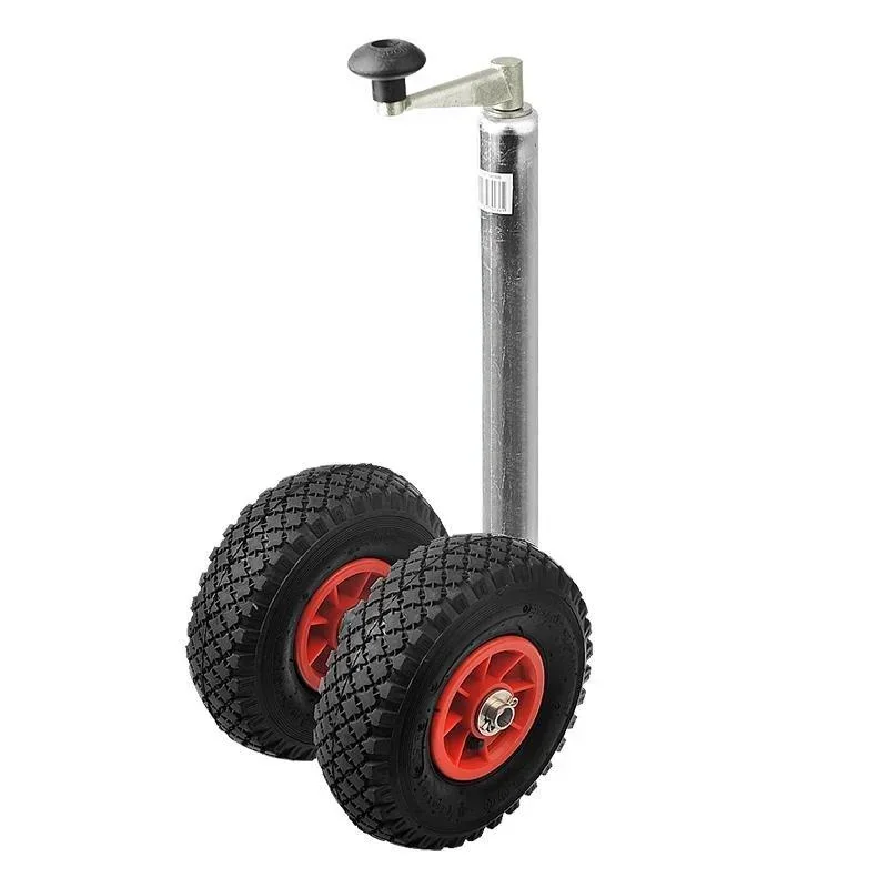 Double support wheel with pneumatic tires - 300 kg