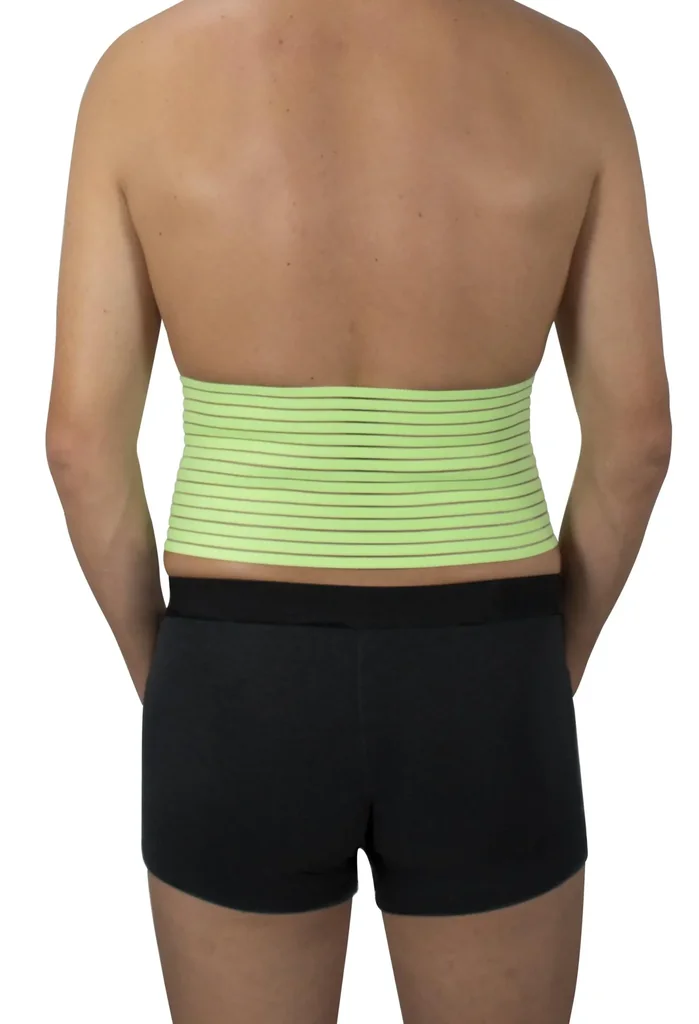 Power belt made from recycled plastic