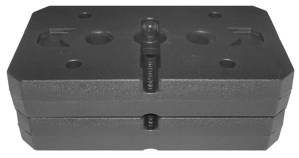 2 x 5 kg additional weights for Profi Center de Luxe