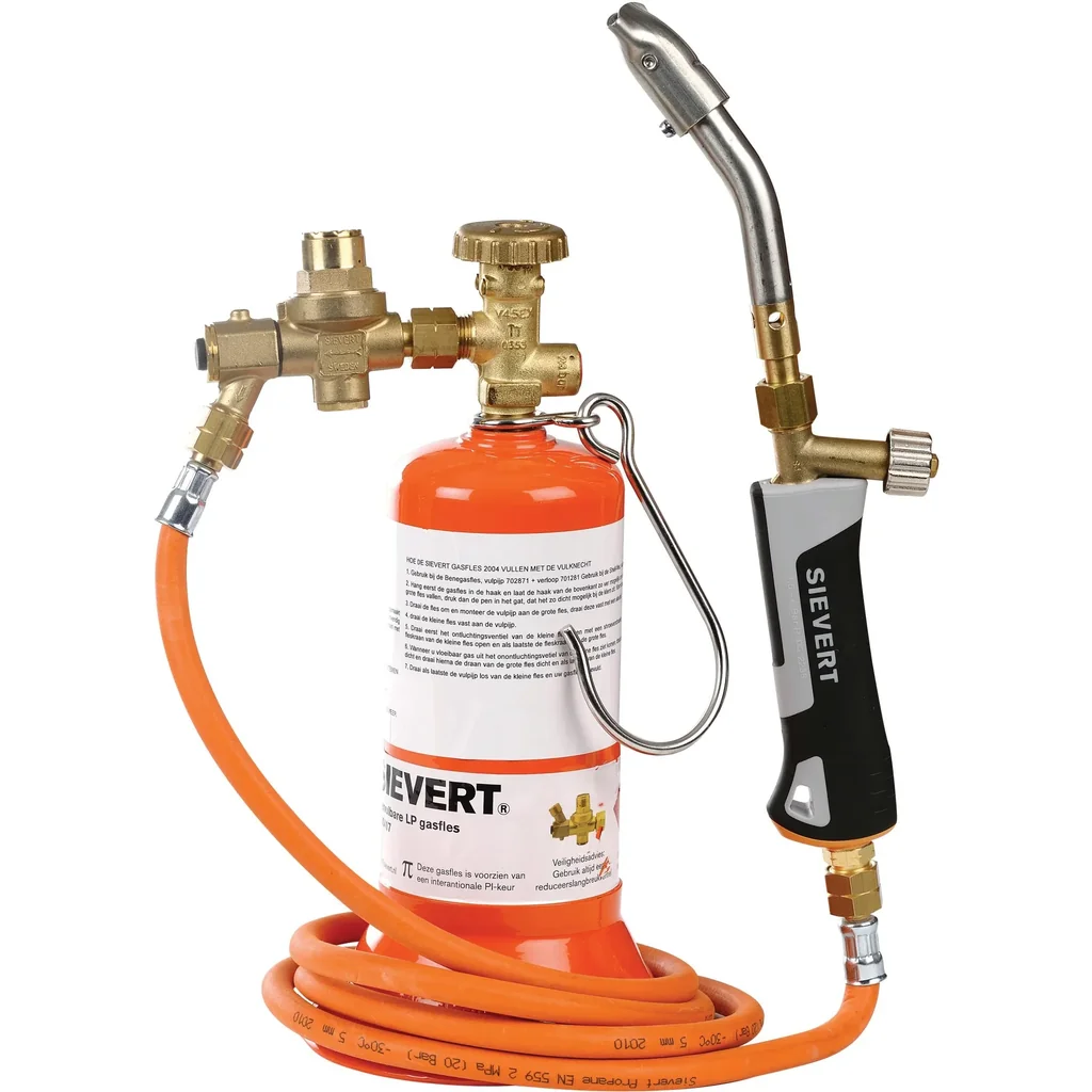 Burner set bottle, hose, handle, burner