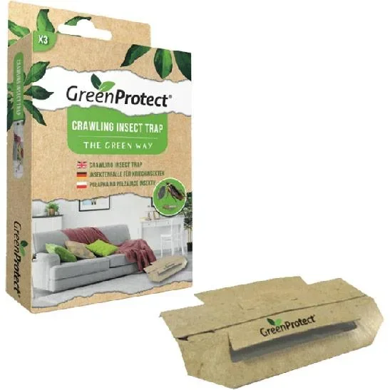 Green Protect Creeping Insect Box - Silverfish, cockroaches, woodlice, ants