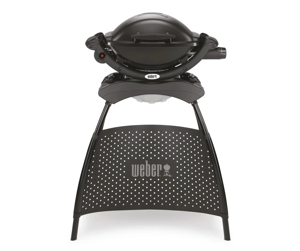 Gas grill Q 1000 Stand, black, without side tables