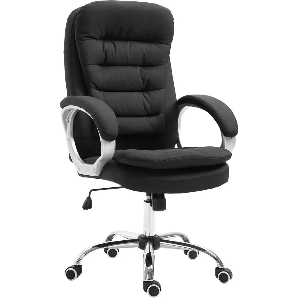 Office chair with high backrest