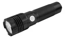 Professional LED metal flashlight with 3x10W high-performance LEDs and a special lens, rechargeable