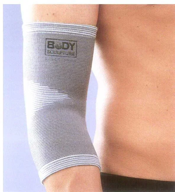 Elbow bandage, elastic gray size L