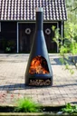Kingston XL outdoor garden fireplace