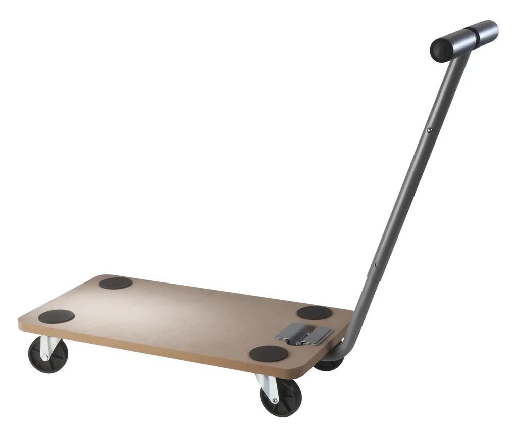 Transport rolling board with handle