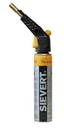 PowerJet blowtorch including compressed gas can and standard burner
