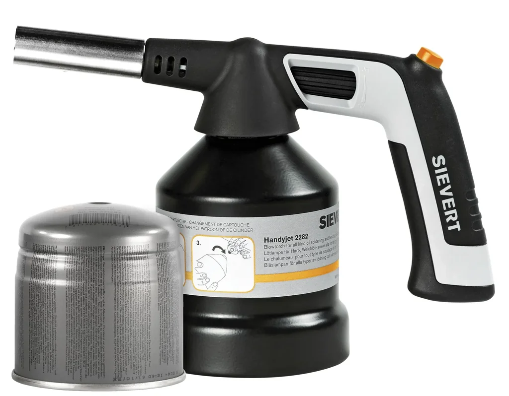 Blowtorch HandyJet including piercing cartridge