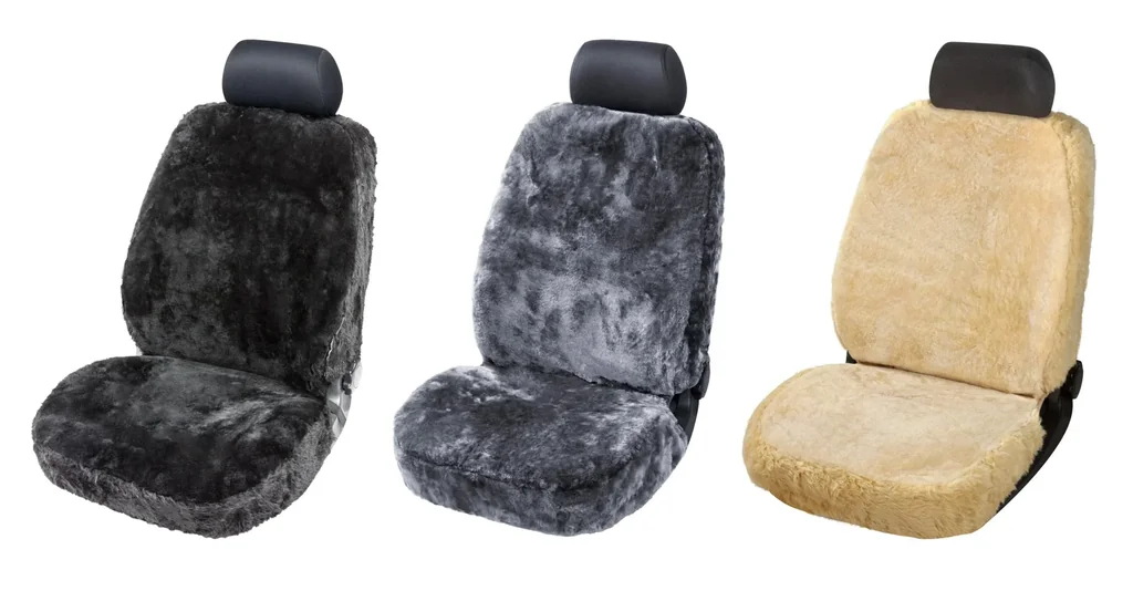 Lambskin seat cover Trish, anthracite