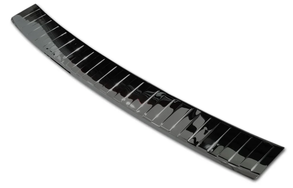 Stainless steel loading sill protector, Citroen SPACE TOURER, 2016> - High-gloss black. OEM quality