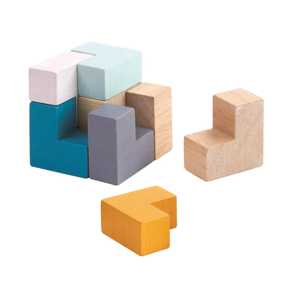 Plan Toys Puzzle Cube drewno
