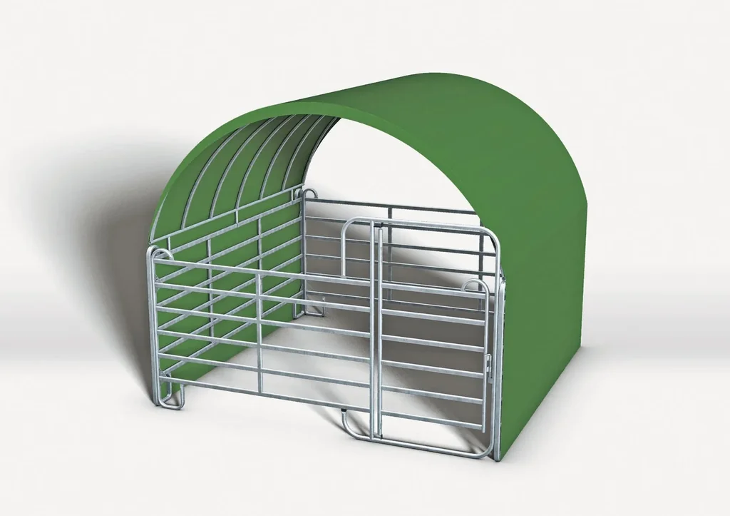 Round arch pasture tent 360 x 360 cm
