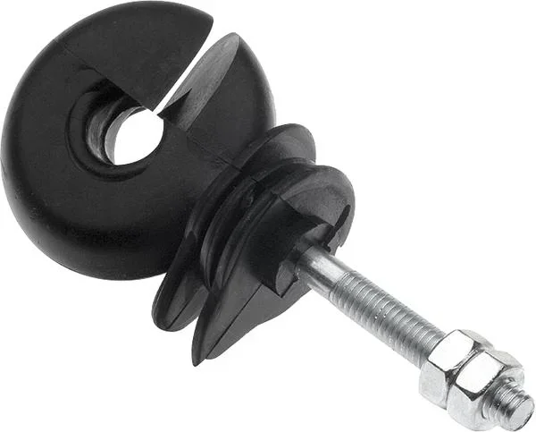 Ring insulators, metric, M6 x 80 mm for pipe posts, 25 pieces