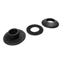 Tarpaulin eyelets, black - 25 pieces